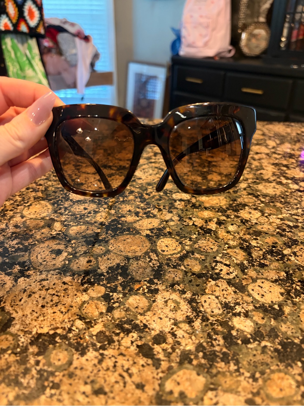 Dolce&Gabband Tortoiseshell Square Women's Sunglasses - Brown Lenses